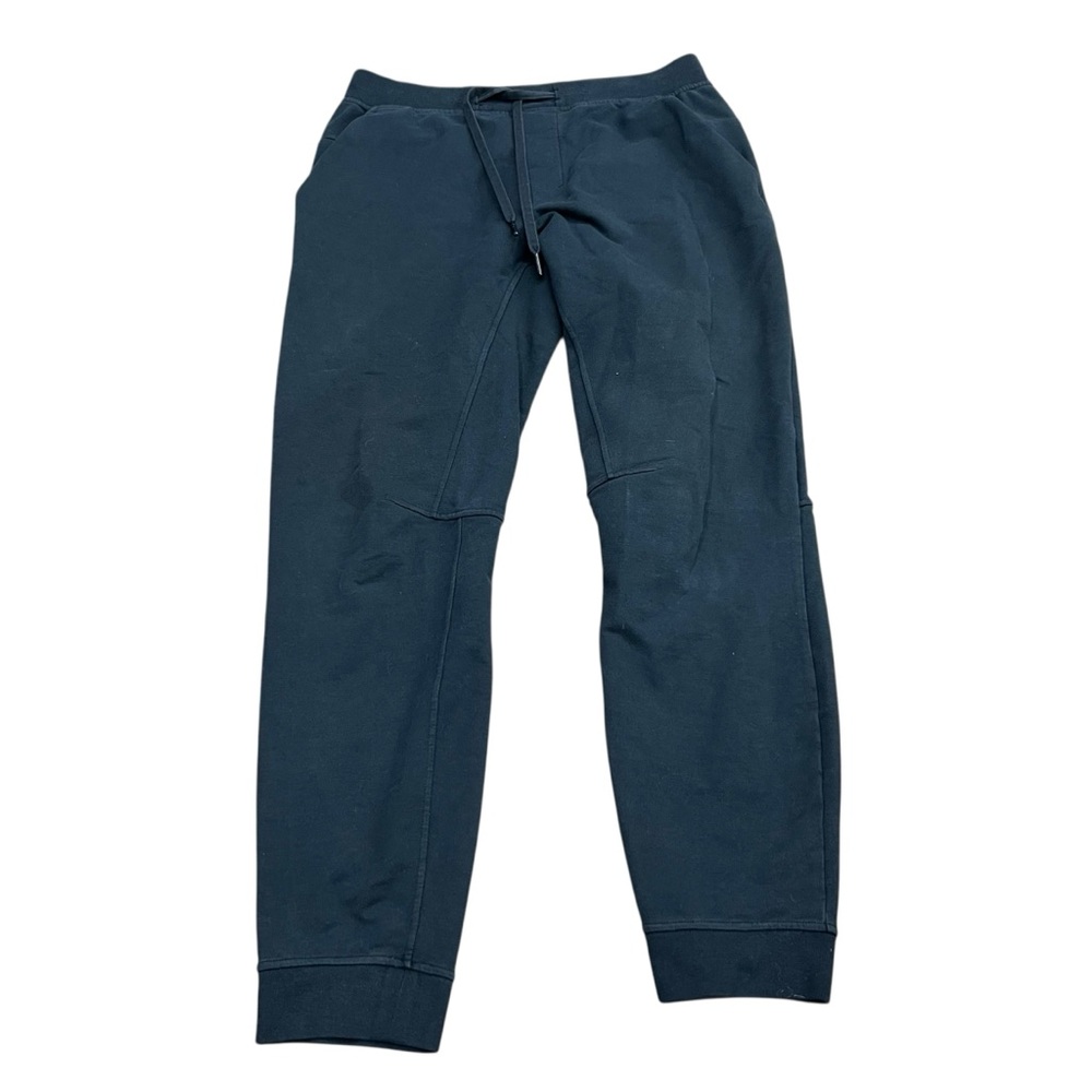 LuLuLemon Black Men's Navy Sweatpants with Drawstring Size Medium